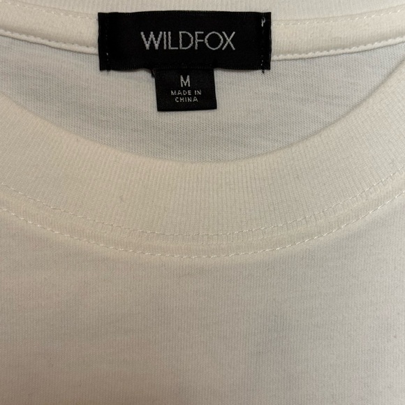 Wildfox NYC Ryan Ex-Boyfriend White Sleeve Tee Size M - Picture 9 of 11